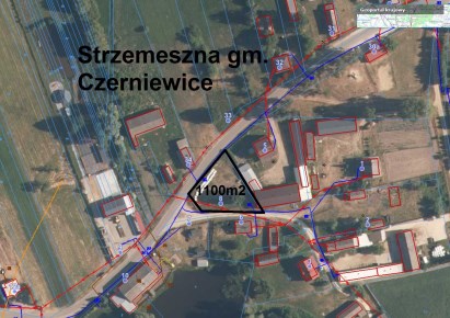 działka na sprzedaż - Czerniewice, Strzemeszna